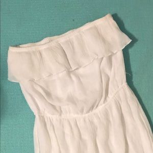 Off shoulder, strapless, maxi dress. size S.